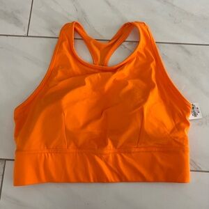 Sports Illustrated Orange Padded Sports Bra